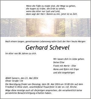 Schevel Gerhard