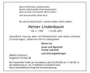 Heiner Lindenbaum
