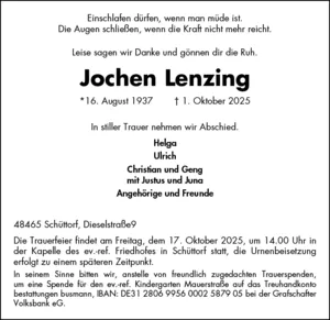 Hans Joachim Lenzing