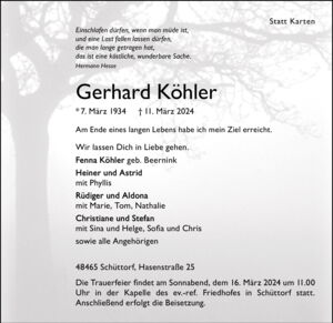Köhler Gerhard